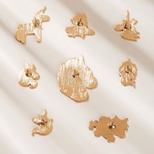 Jewelry - New 8 Pc Unicorn Brooch Set Jewelry - New 8 Pc Unicorn Brooch Set